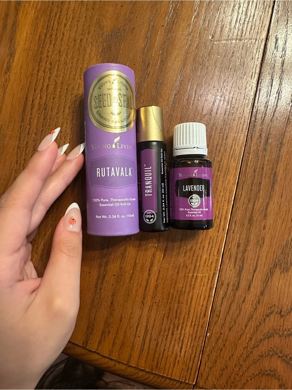 Young Living Lavender Trio Set in Purple and Gold